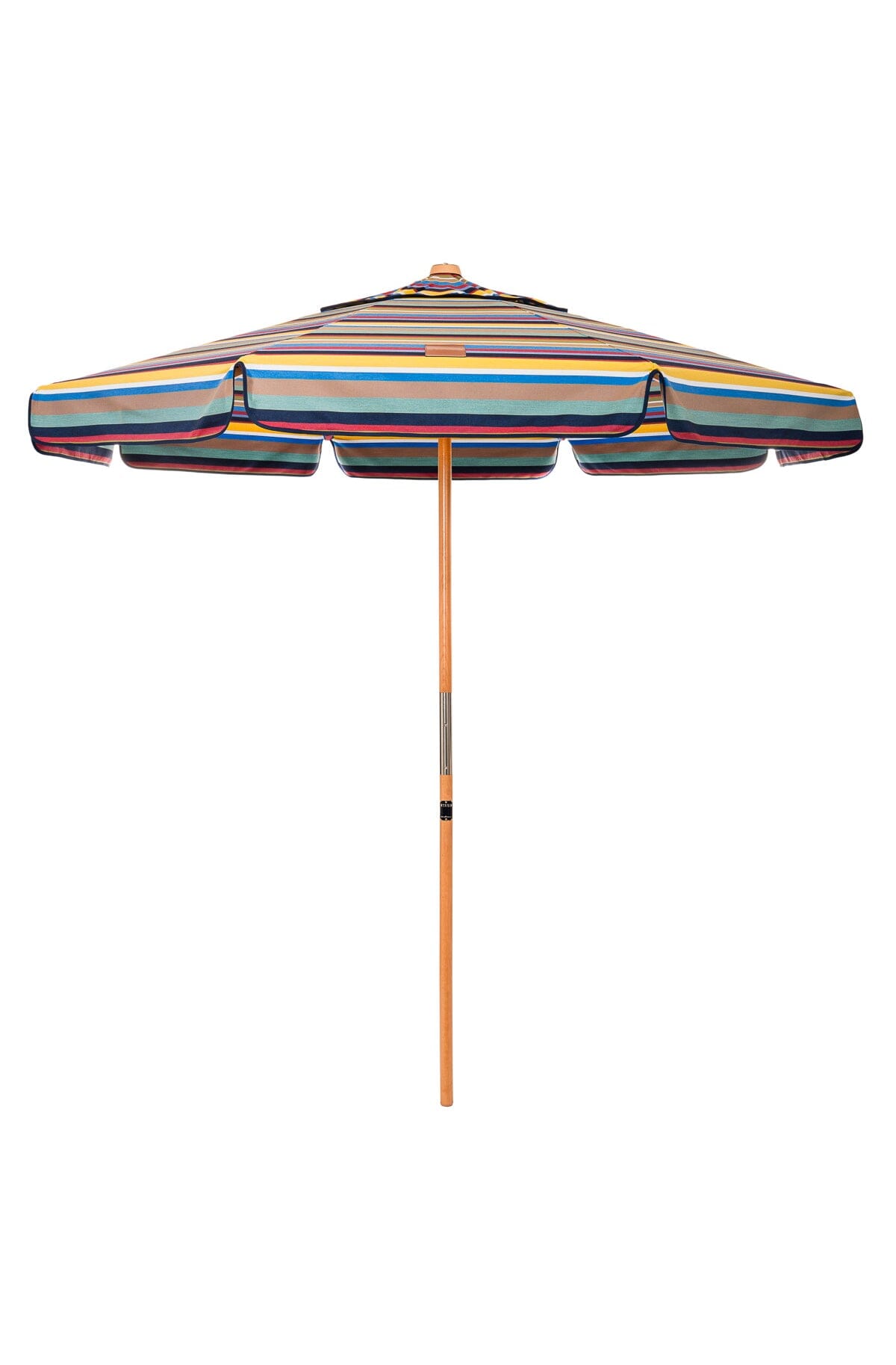 STAUD Market Stripe Patio Umbrella with Removable Canopy