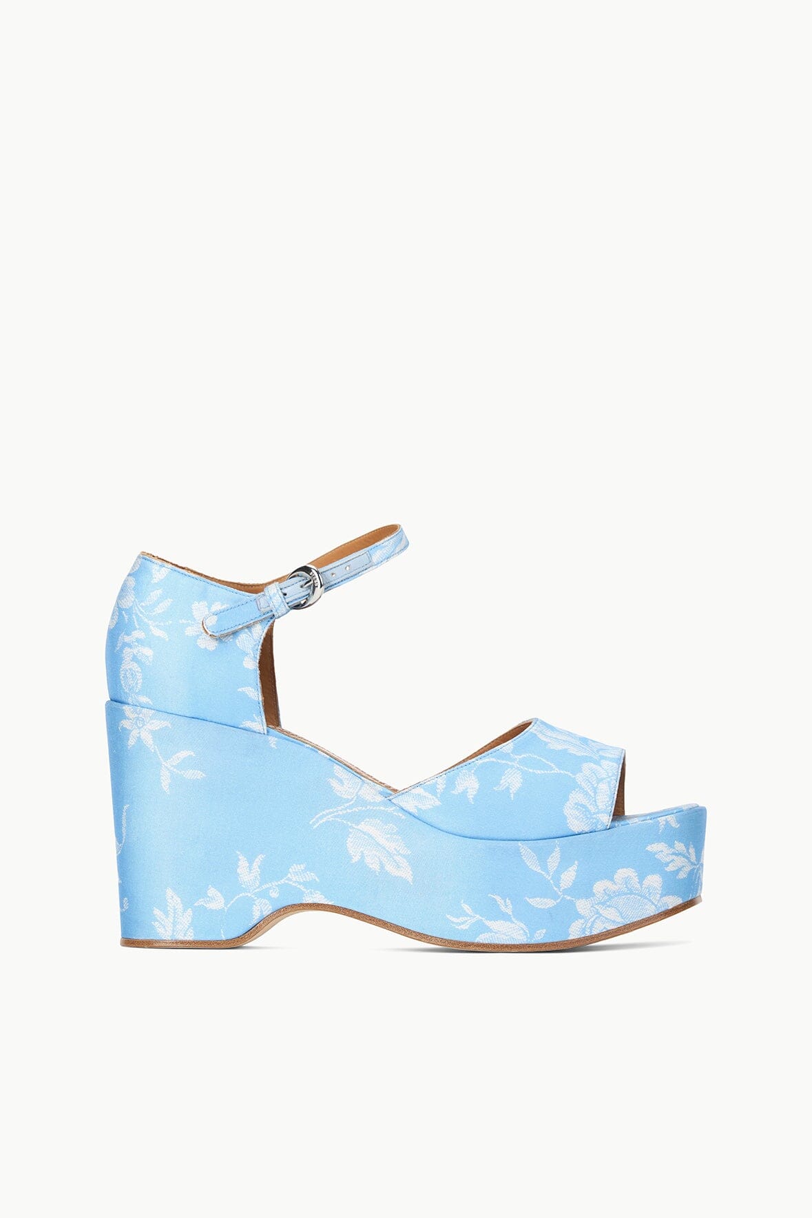 Stella Blue Rose Platform Sandals | 90s-Inspired Open Toe Ankle Strap