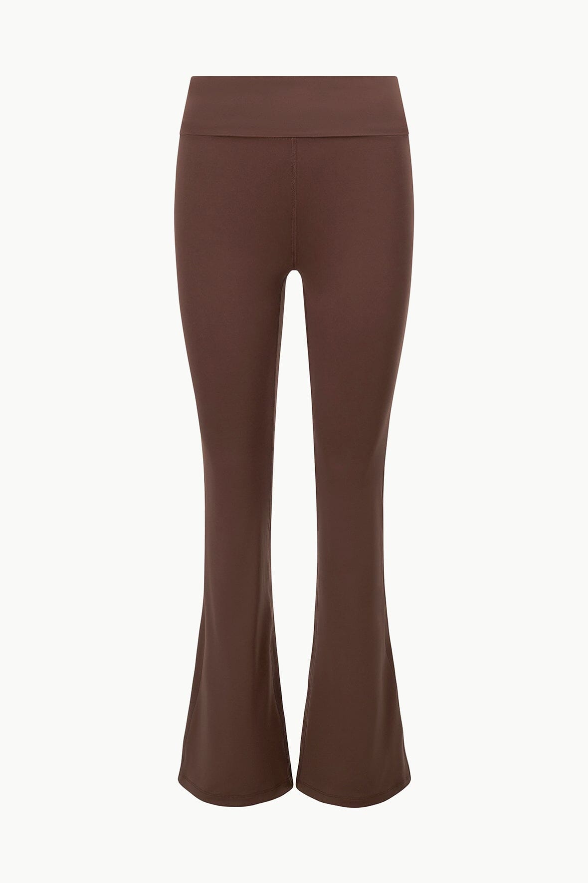 Stride Pant Flared Yoga Leggings in Dark Oak | Stretchy Shapewear