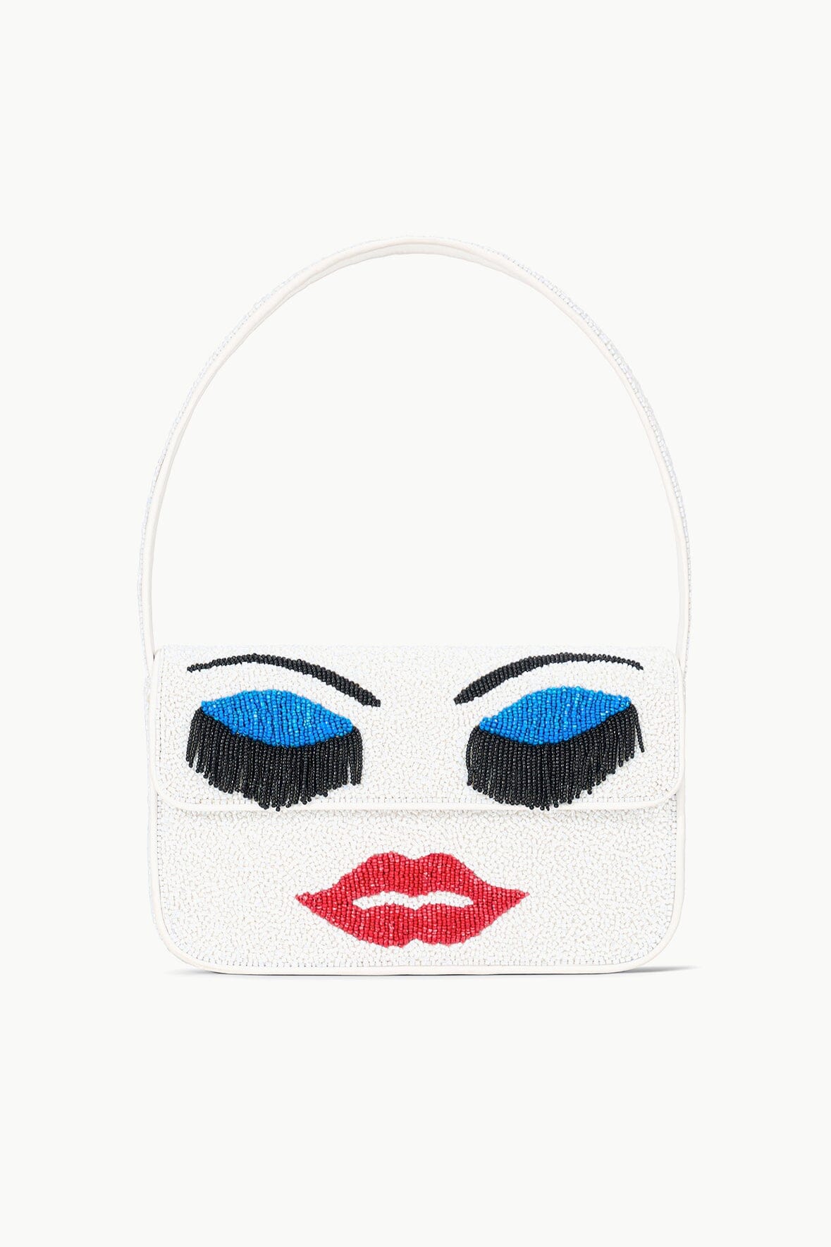 Tommy Hand-Beaded Shoulder Bag with Fringe Details