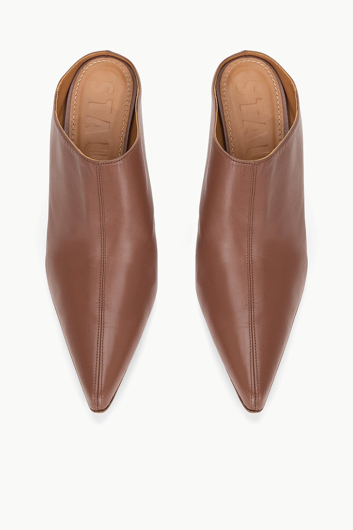 Vesper Pointed Toe Wedge Mule in Cacao