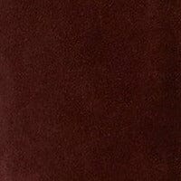 Wally Mahogany Suede Ankle Boot with Side Zip & Blade Heel