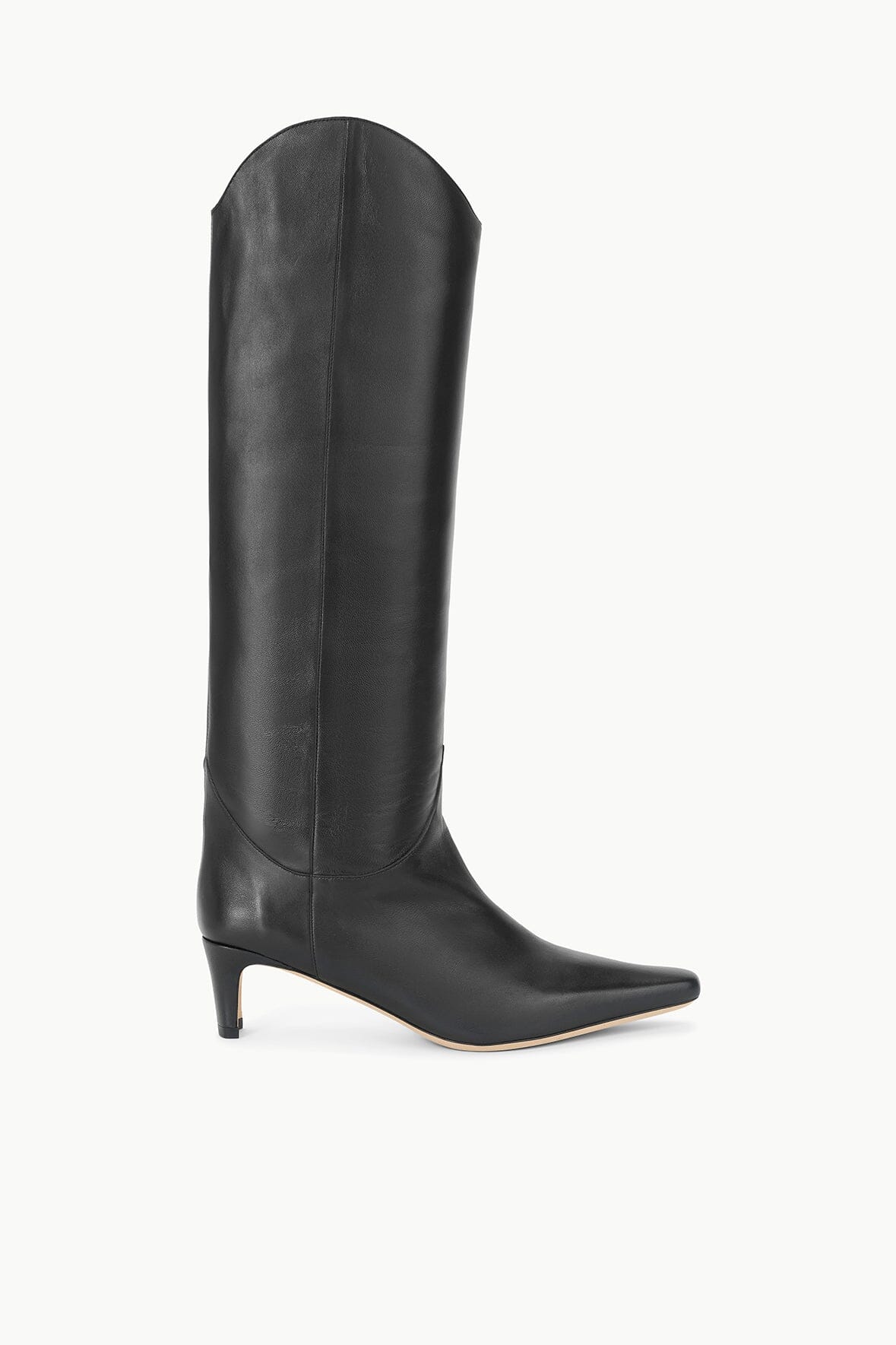 Western Wally Boot - Black Pointed Toe Cowboy Boots