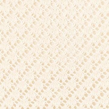 Wolfgang Crochet Knit Skirt in Ecru with Inner Lining