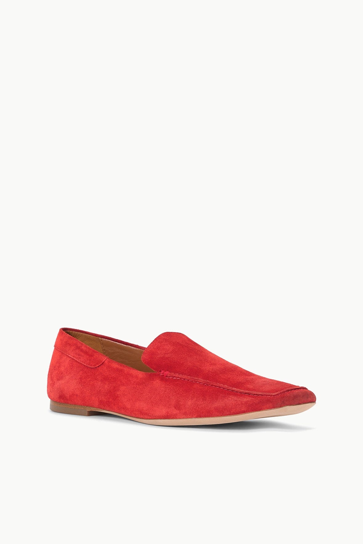 Becks Soft Suede Slip-On Loafers in Chili | Comfortable All-Day Wear