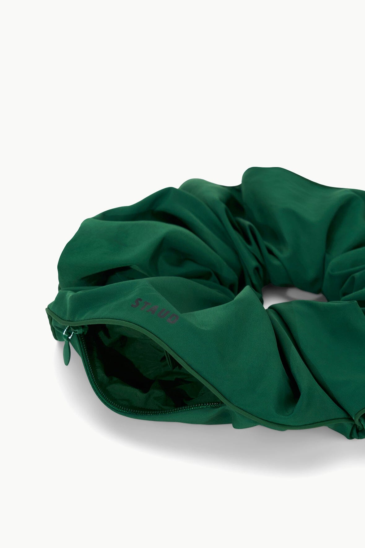 Jungle Gorge Scrunchie with Hidden Pocket – Oversized Nylon Hair Tie