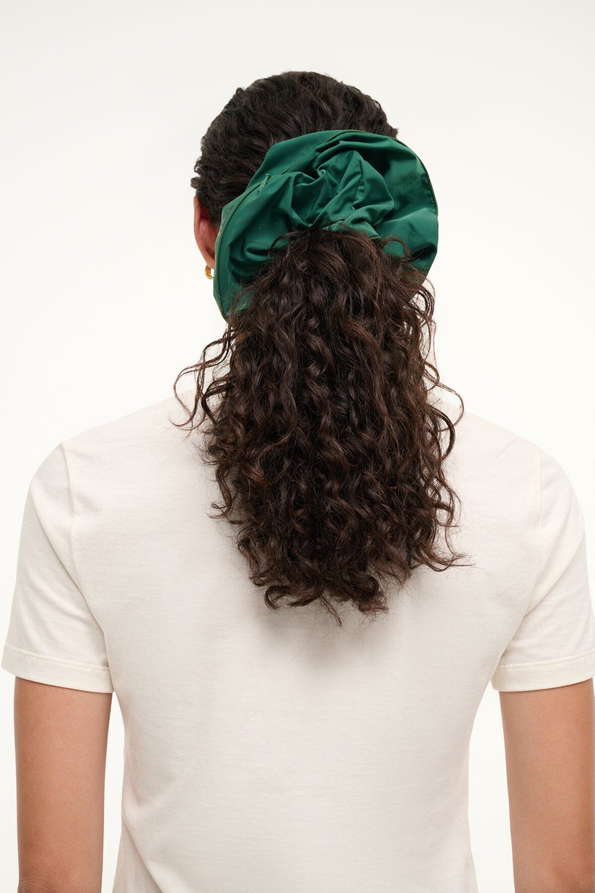 Jungle Gorge Scrunchie with Hidden Pocket – Oversized Nylon Hair Tie