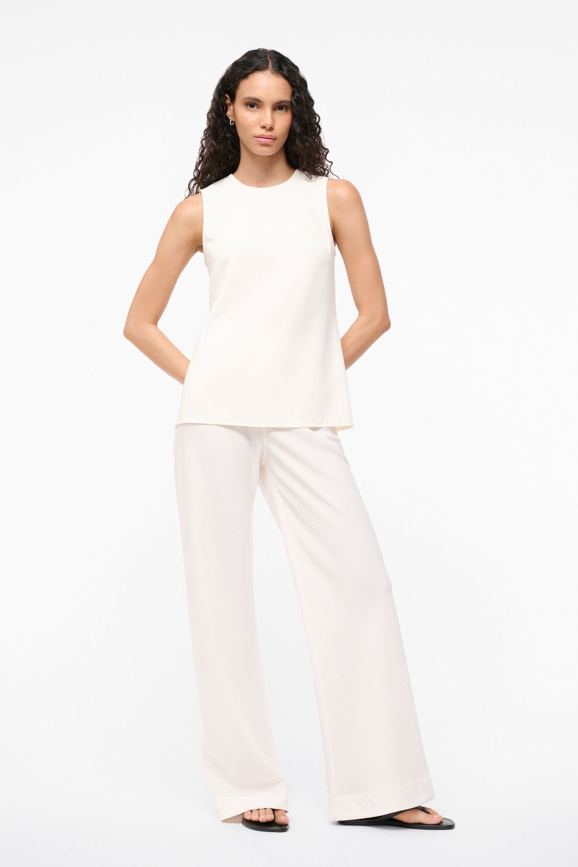 Bronte Ivory Chic Shift Tank Top
