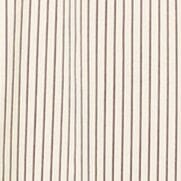 Ivory Dark Oak Striped Cafu Midi Dress with Fitted Waist