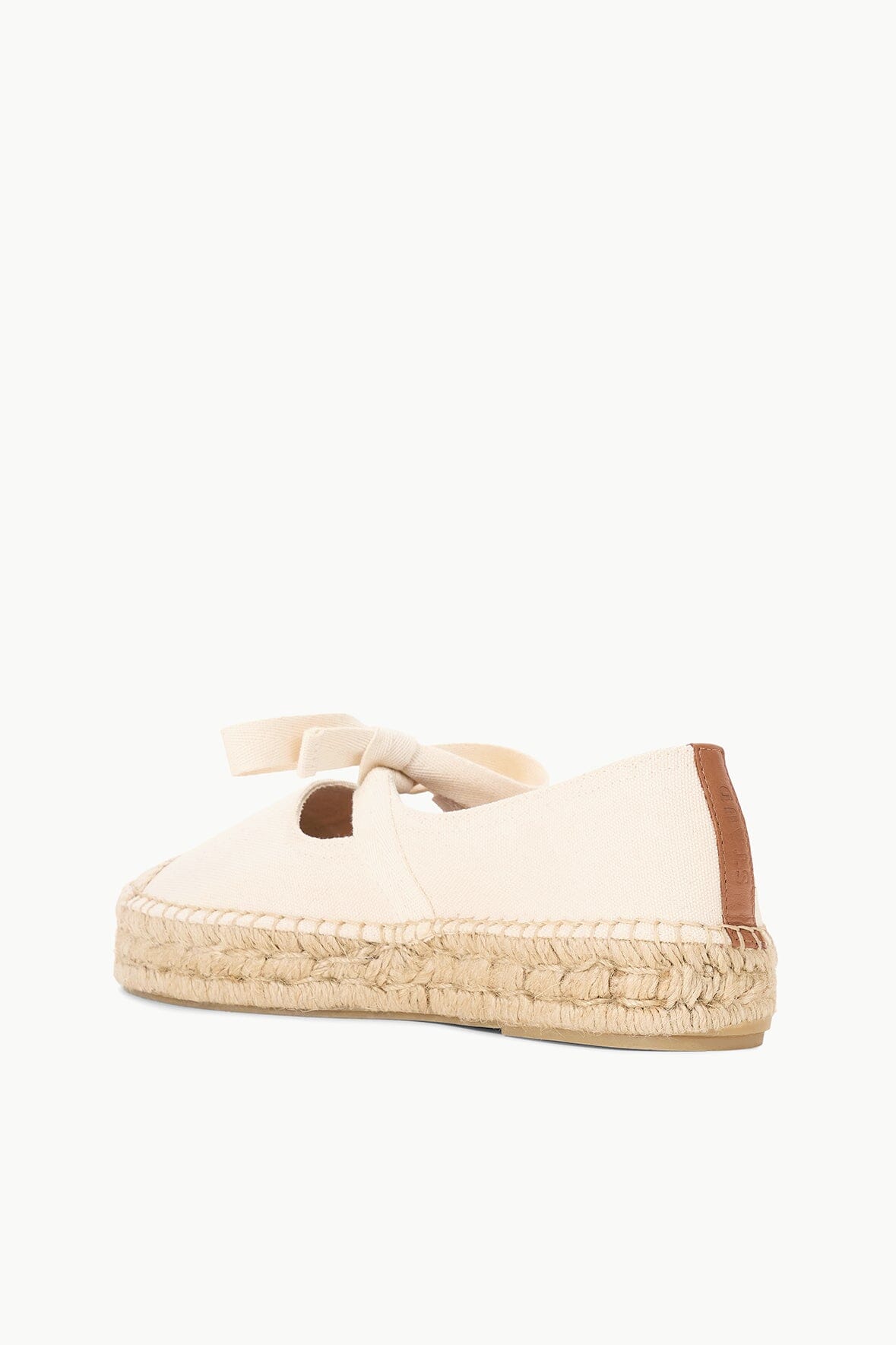 Calla Natural Cotton Canvas Mary Jane Espadrille Shoes