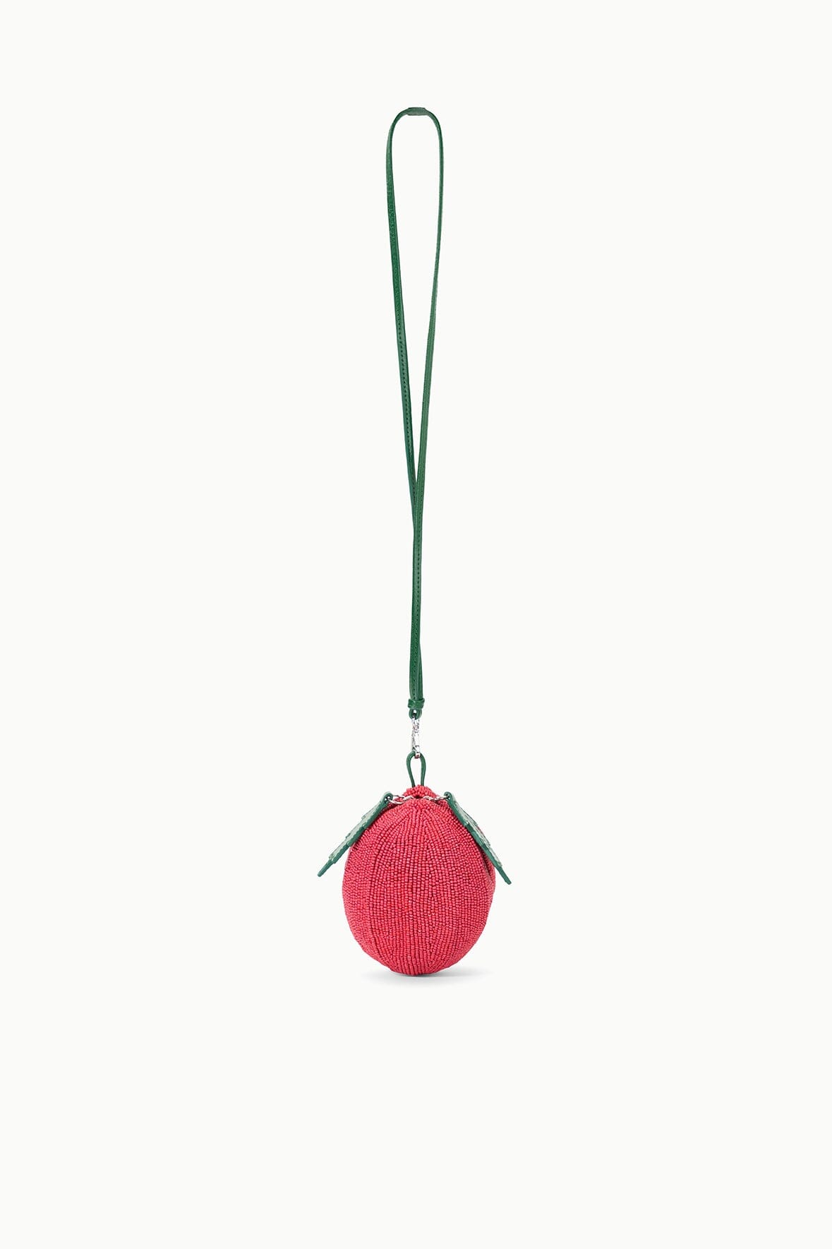 Campari Tomato Beaded Mini Bag with Detachable Strap