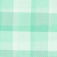 Christos Large Mesh Tote Bag with Removable Leather Pouch - Jade Gingham