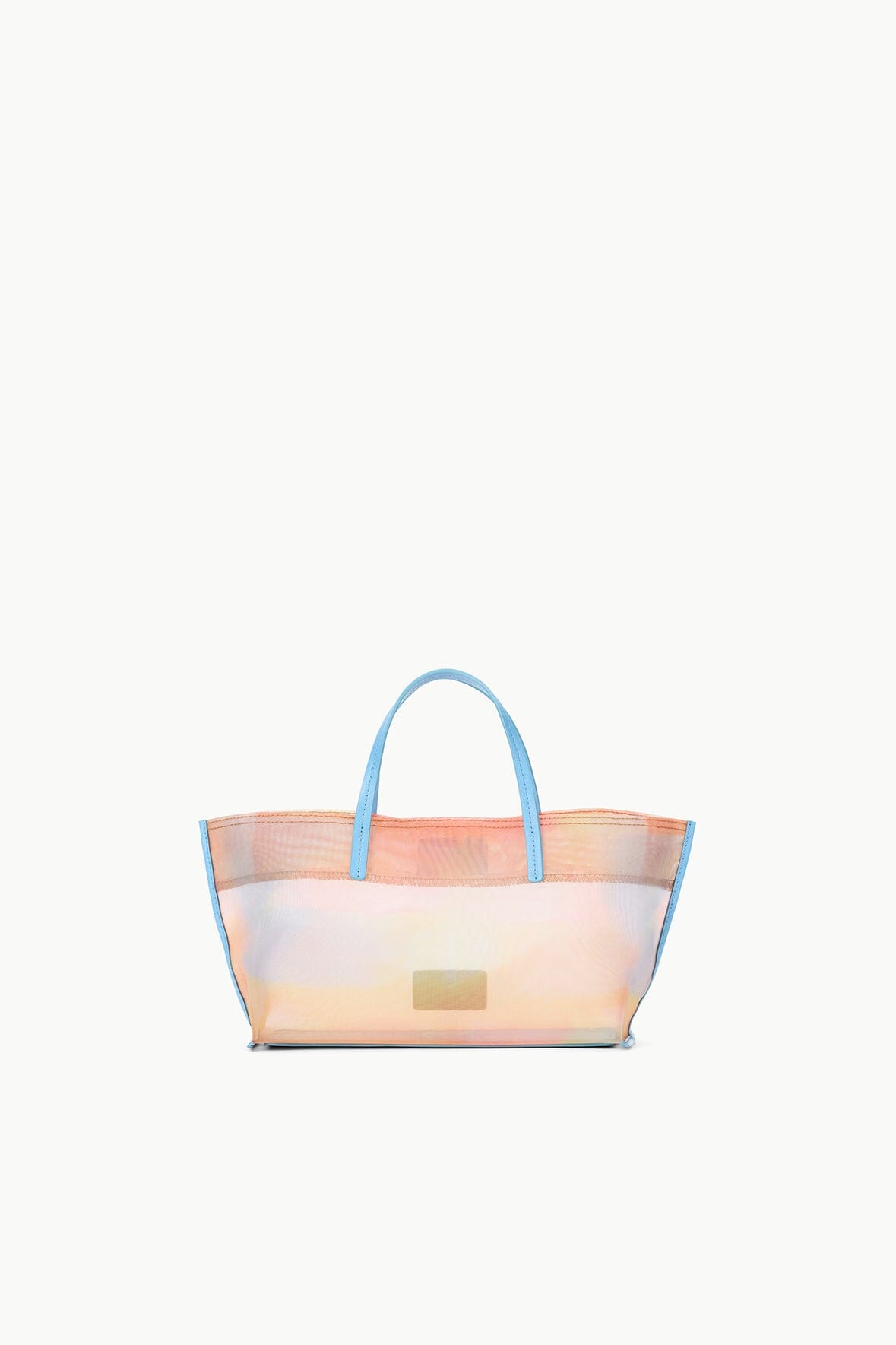 Christos Mini Mesh Tote Bag with Removable Pouch - Pastel Clouds