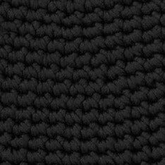 Handmade Crochet Bucket Hat - Soft & Packable Black Beanie
