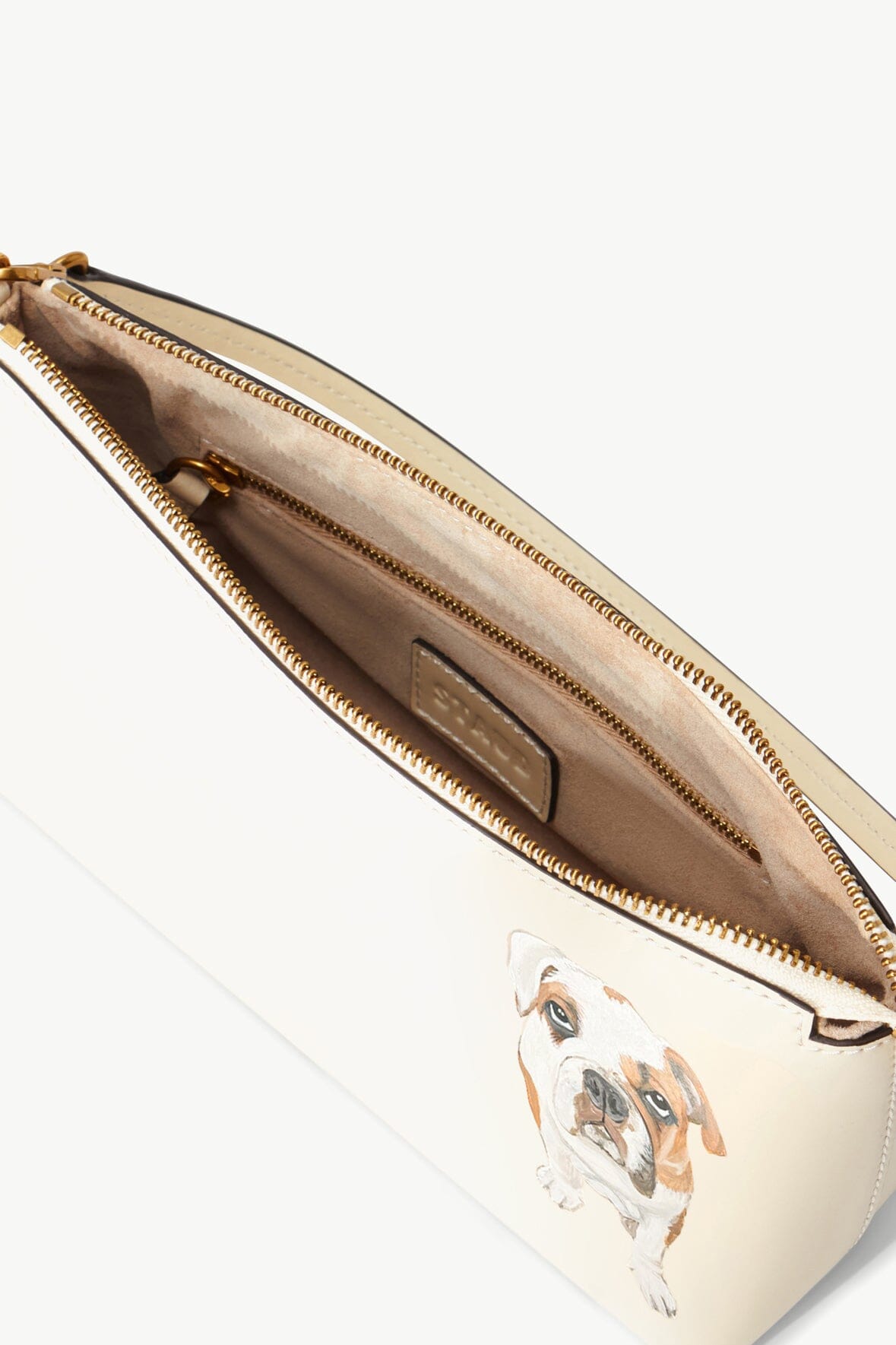 Custom Cream Kaia Bag with Gold Hardware & Suede Lining