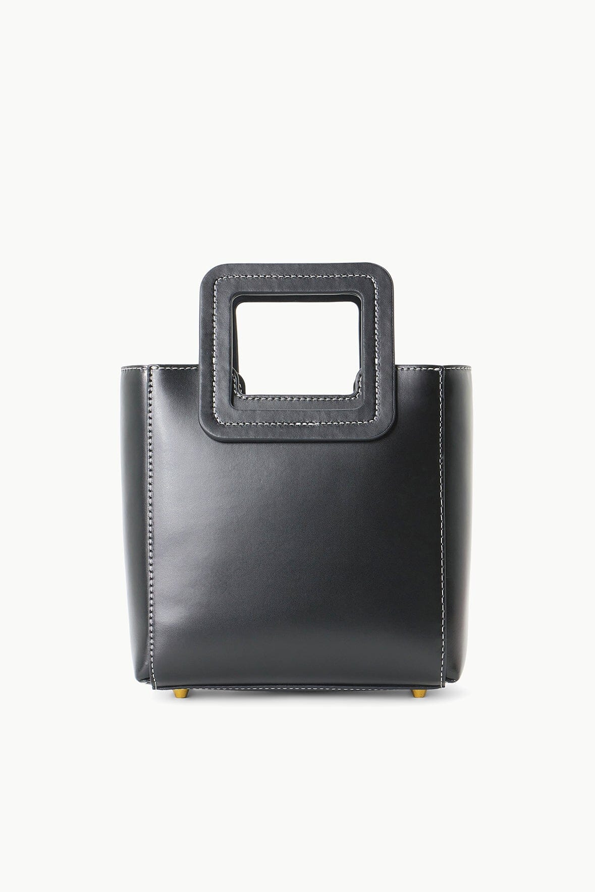 Custom Mini Shirley Leather Crossbody Bag in Black