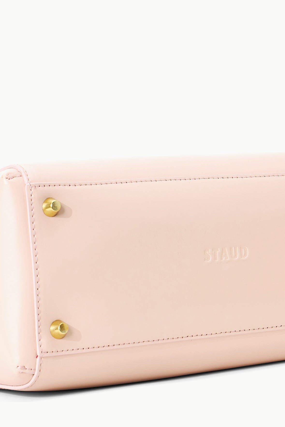 Custom Shirley Leather Crossbody Bag in Blush Pink