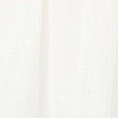 Ivory Cotton Peplum Top with Puff Sleeves – Darla