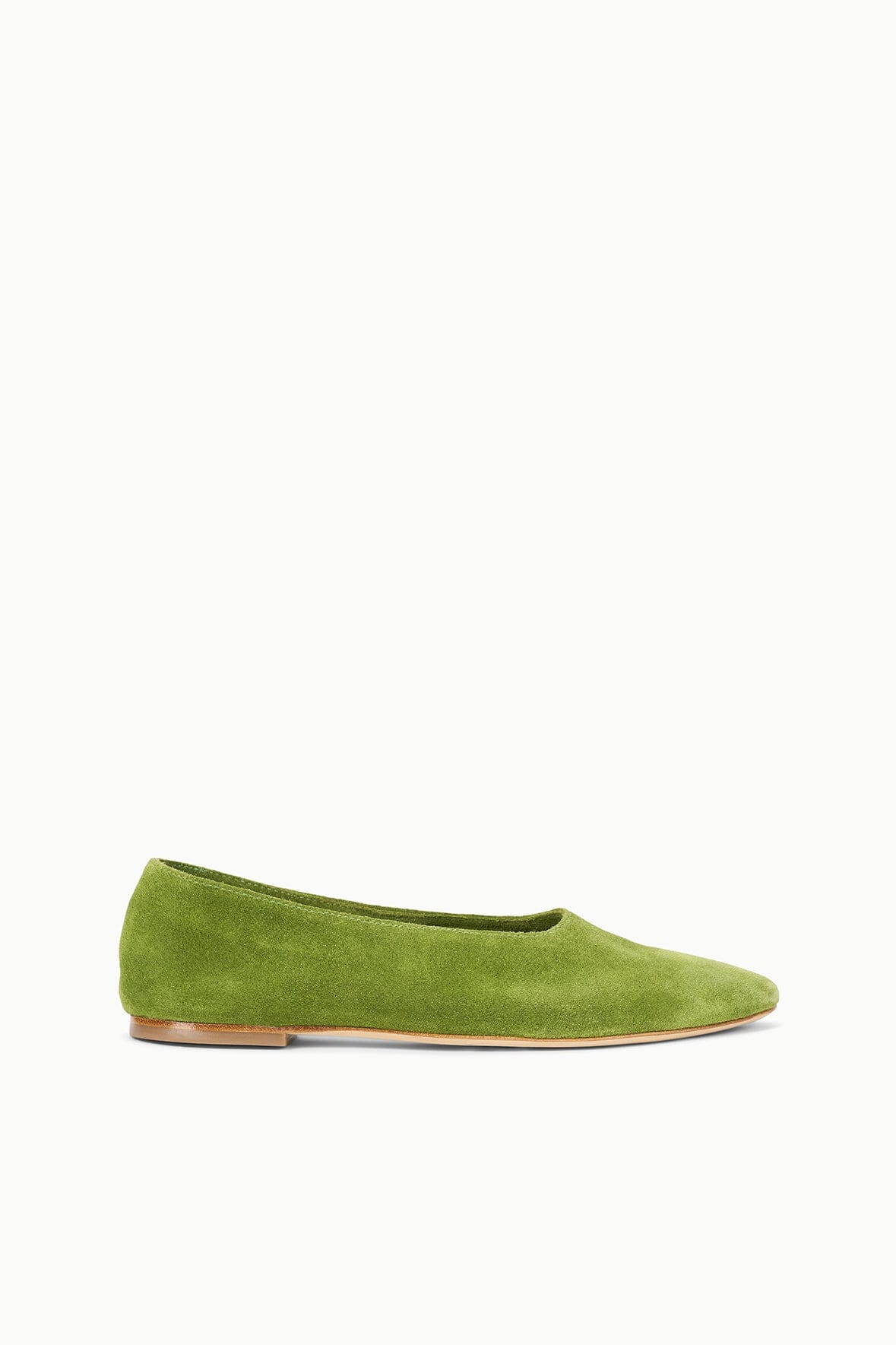 Alba Suede Ballet Flats | Round Toe Slip-On Shoes