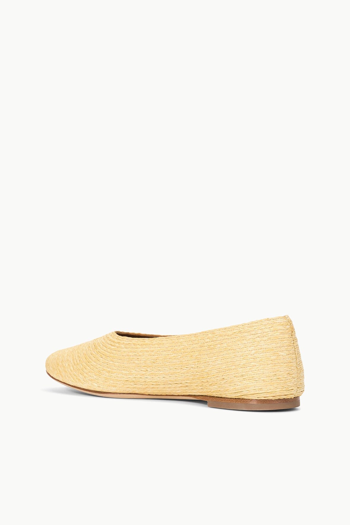Alba Natural Raffia Ballet Flats for Women
