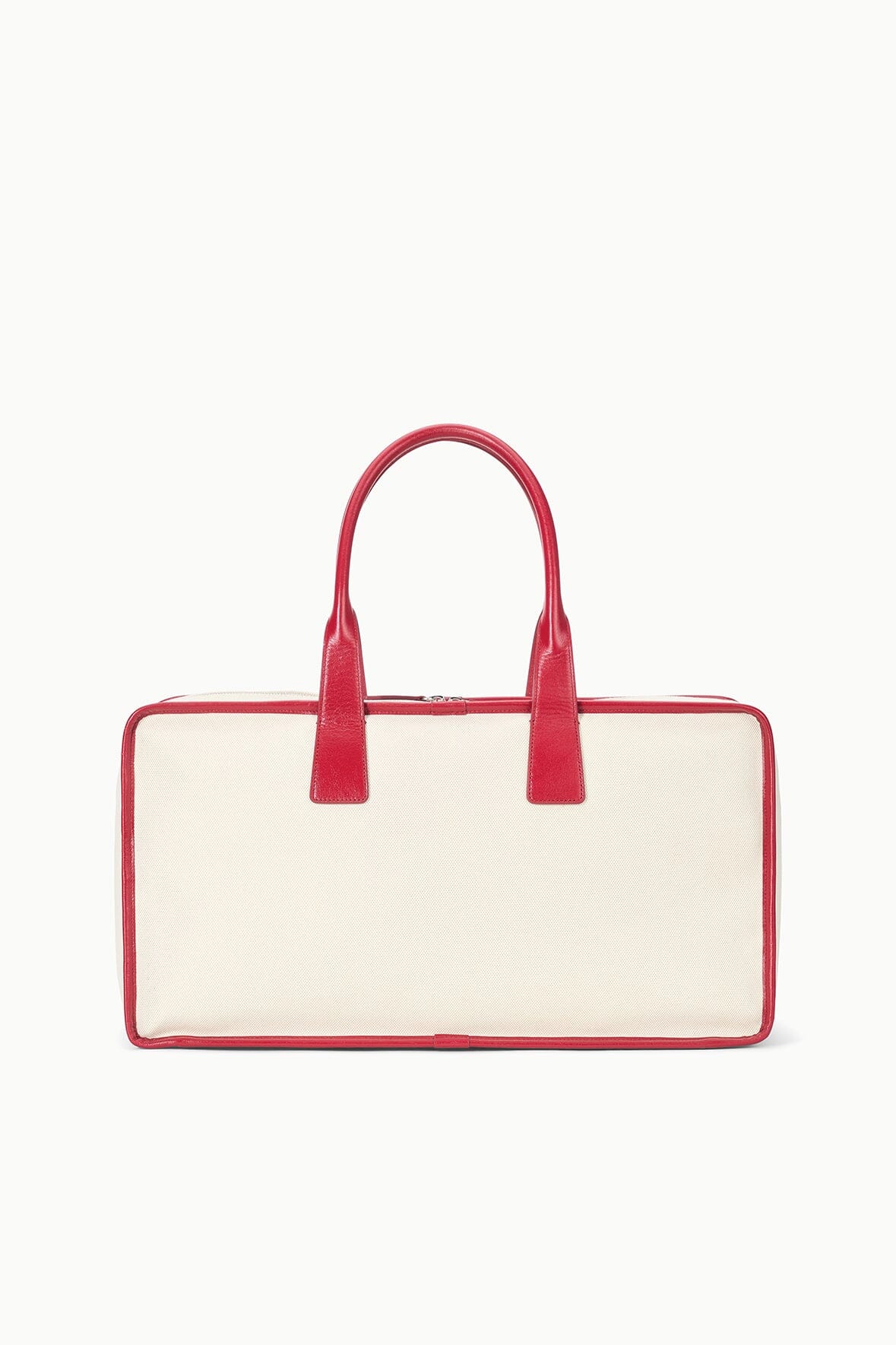 Dude Canvas & Leather Weekender Travel Bag with Zipper Pockets