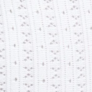 Ellen Ivory Mini Dress - Stretchy Square Neck Pointelle Knit