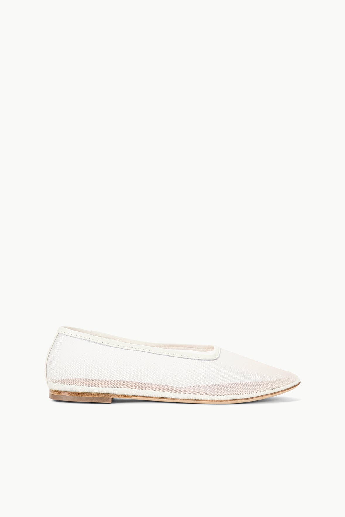 Alba Mesh Ballet Flats - Round Toe Slip-On Summer Shoes