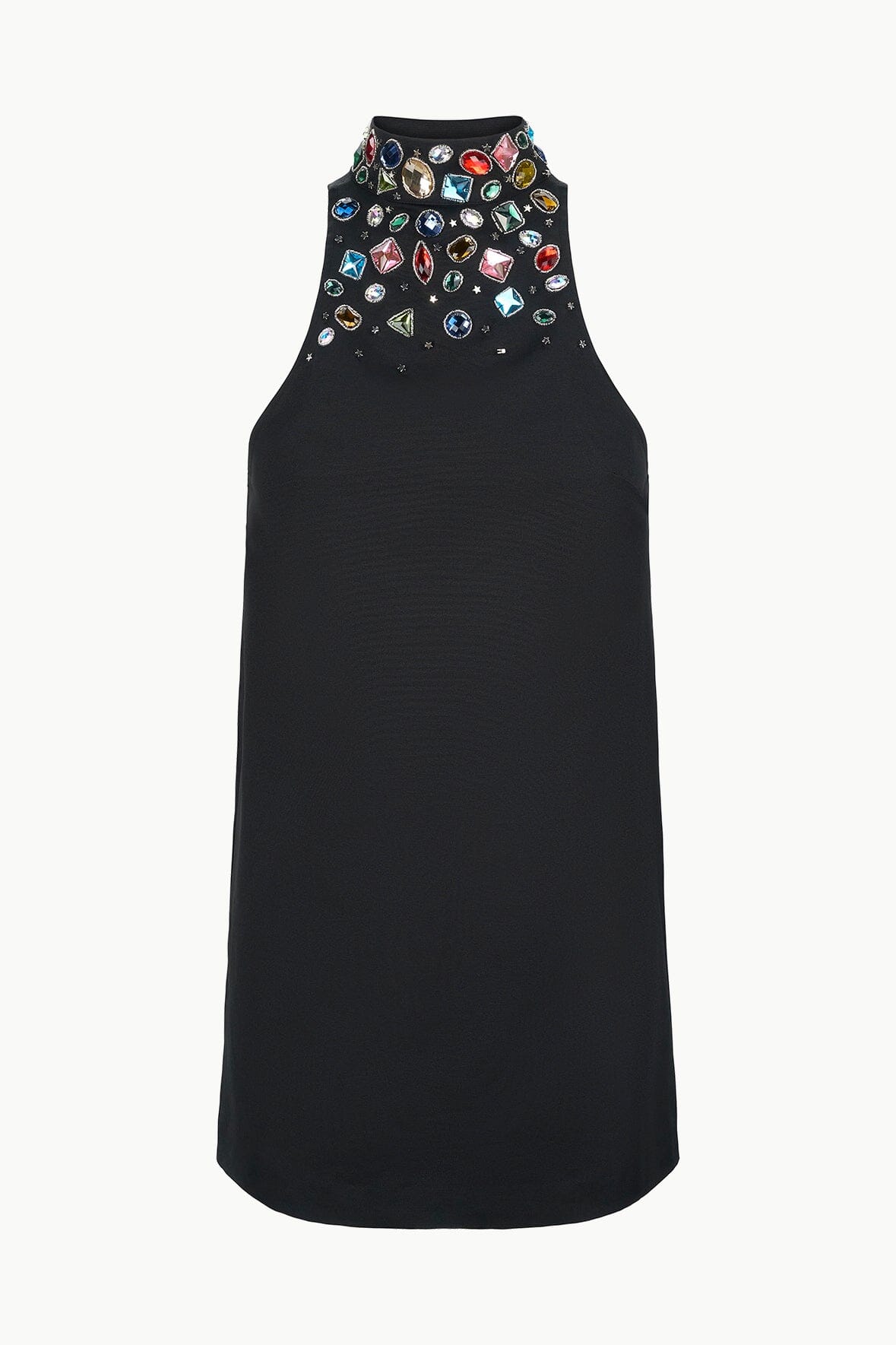 Black Celestial Beaded Mini Dress - Finn Cocktail Dress