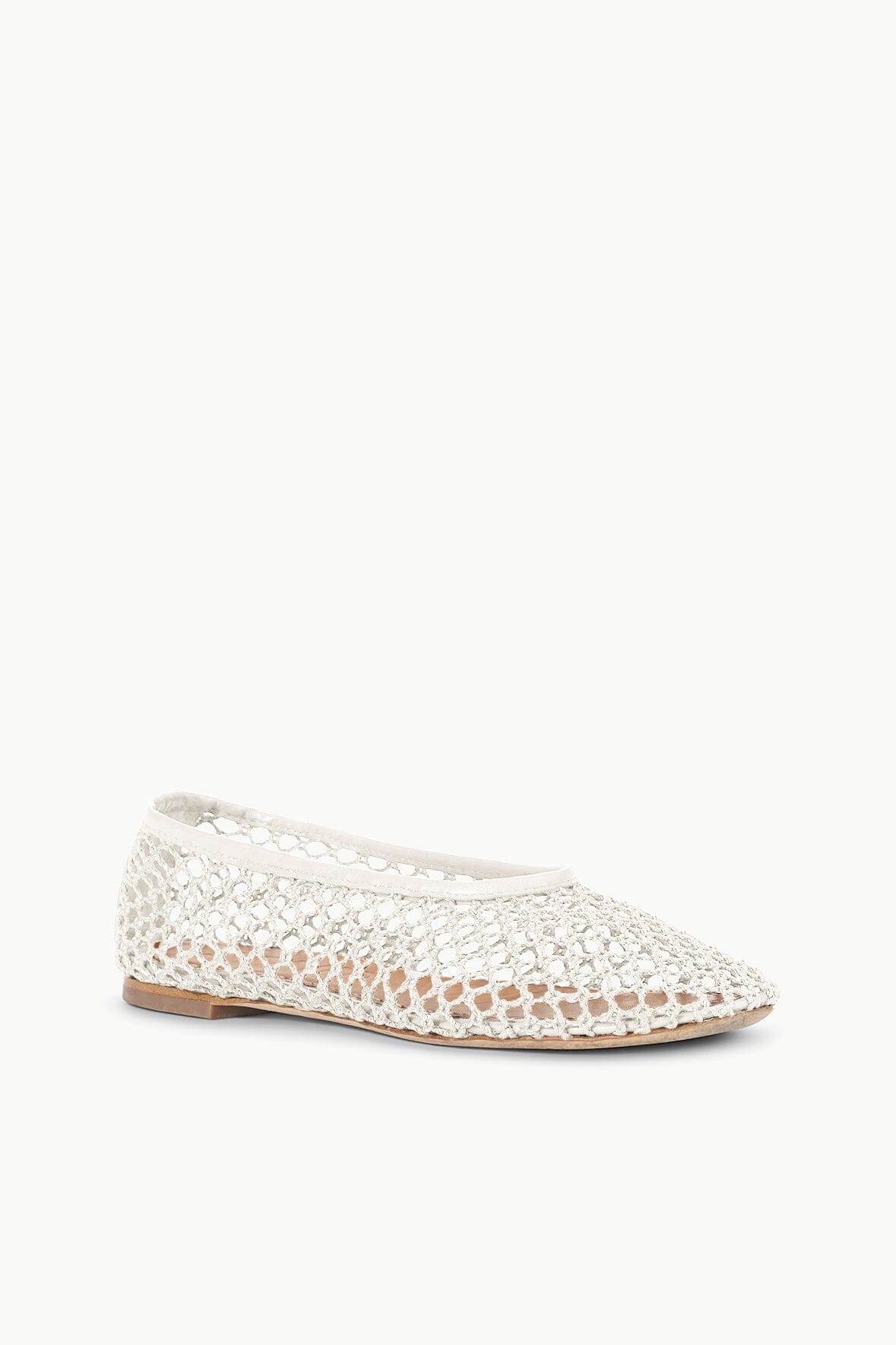 Alba Breathable Netting Ballet Flats – Round Toe Slip-On