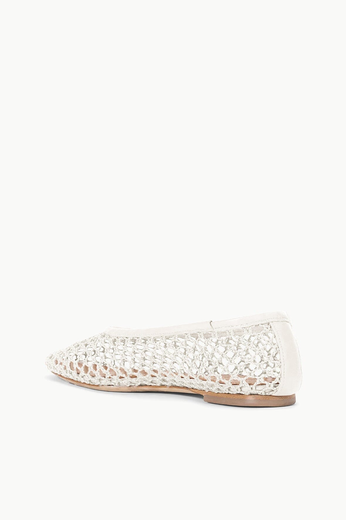 Alba Breathable Netting Ballet Flats – Round Toe Slip-On