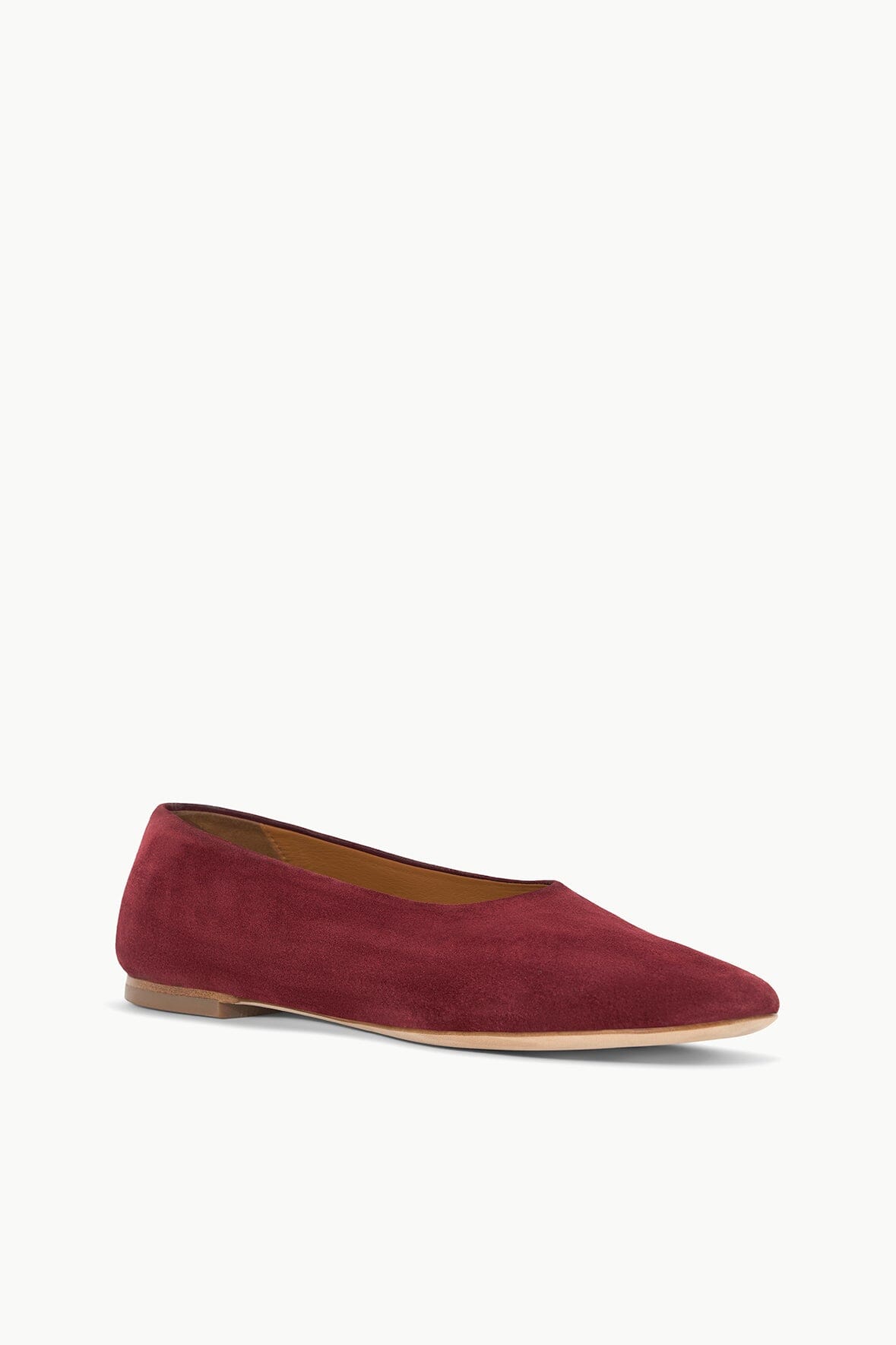 Alba Suede Ballet Flats – Soft Round Toe Slip-On Shoes