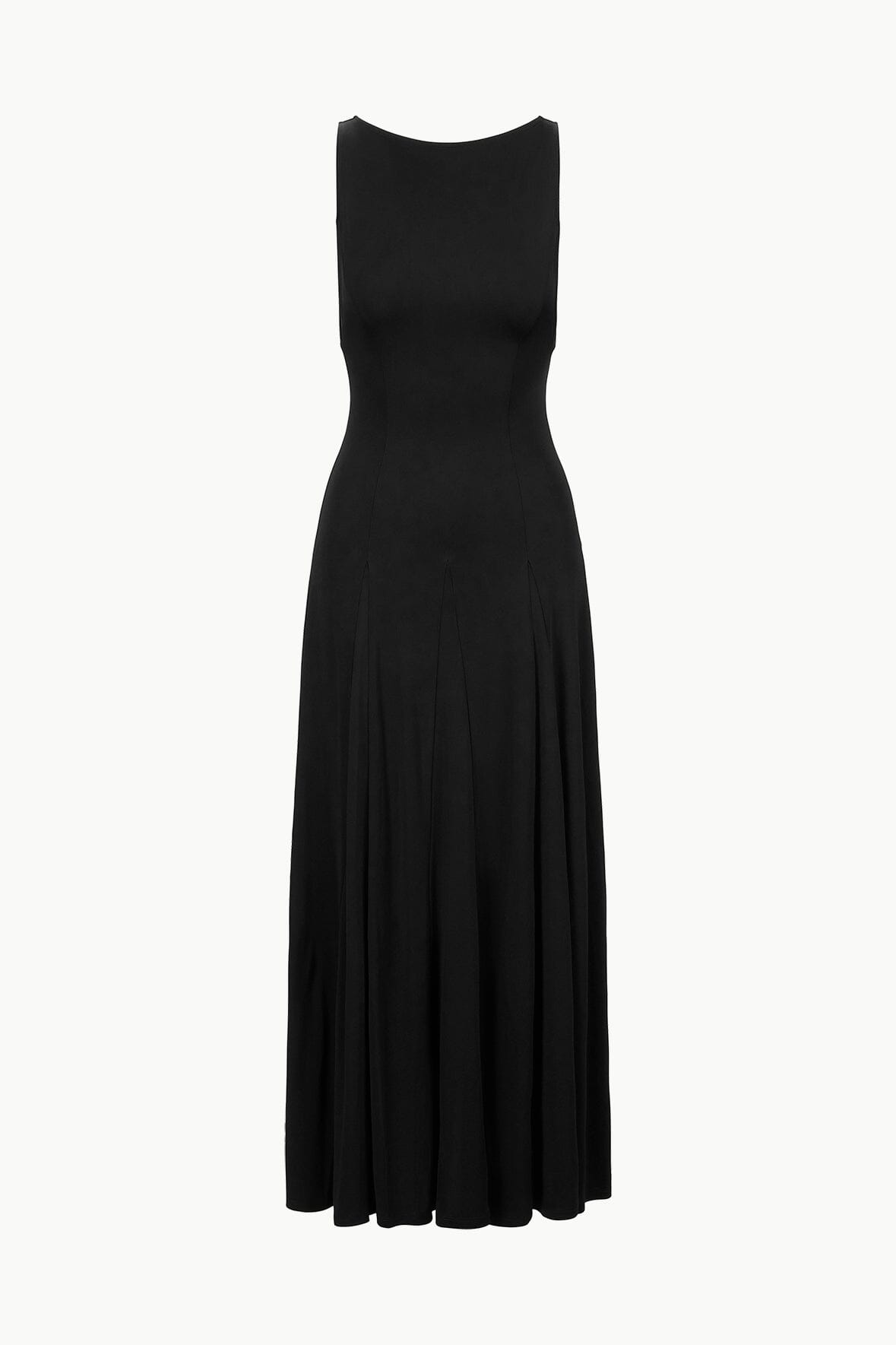 Black Gramercy Boatneck Maxi Dress - Jersey Knit