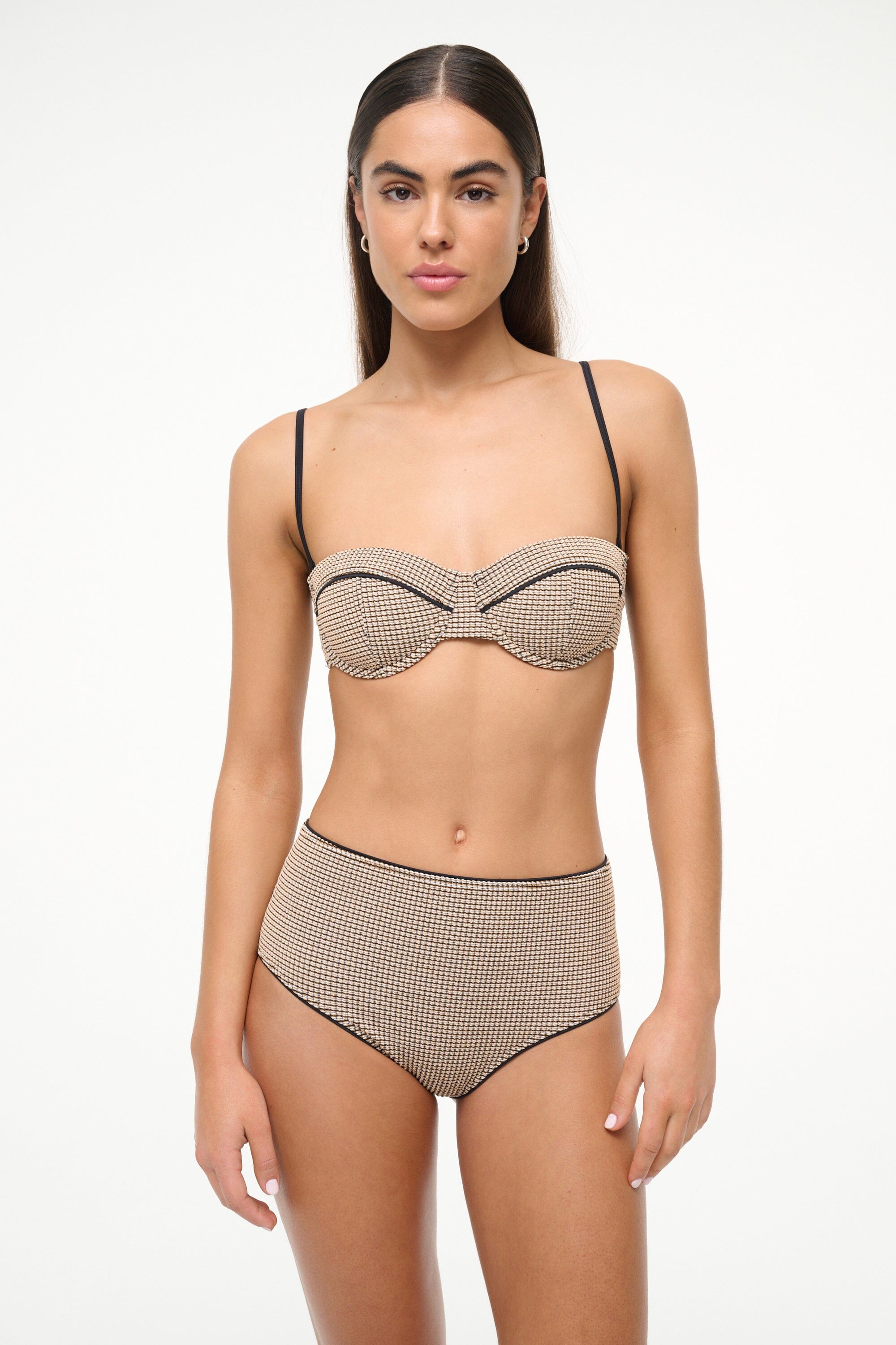 Balconette Bikini Top with Underwire - JO Natural Pique