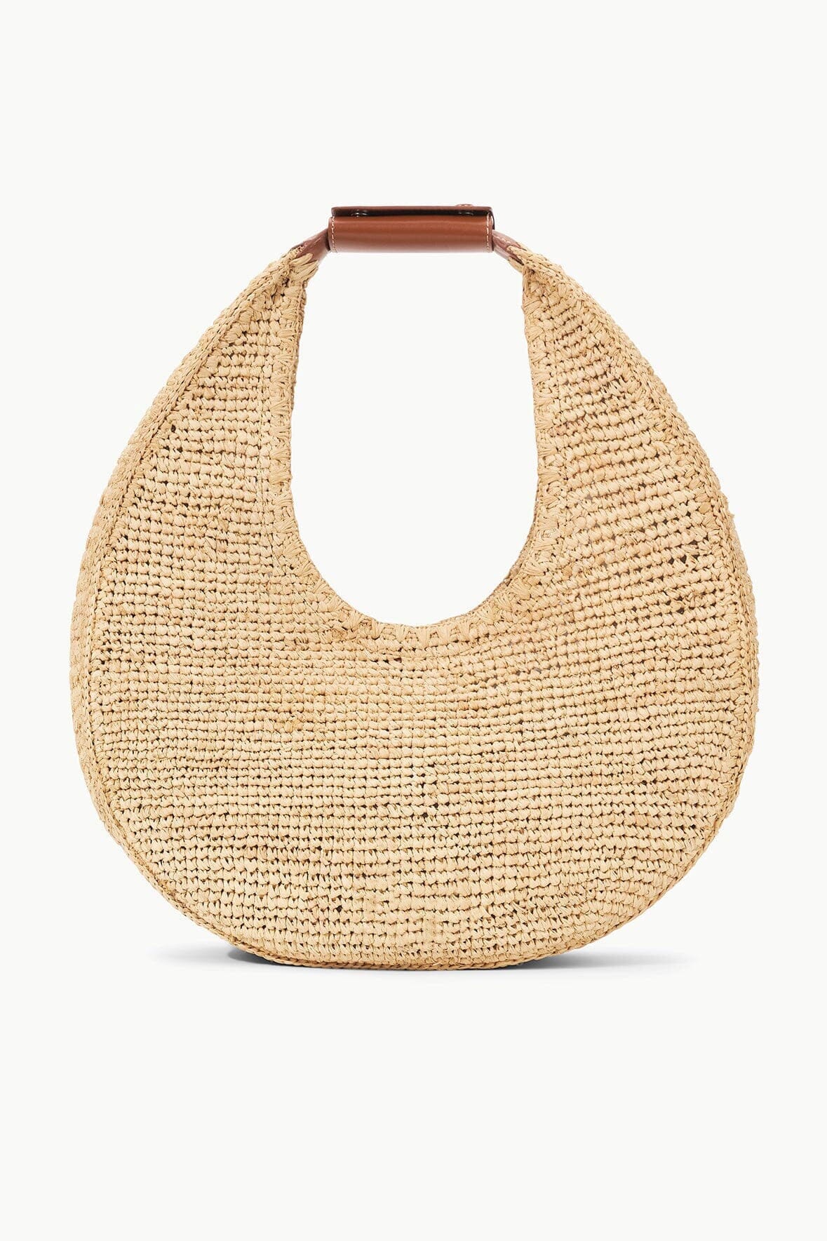 Large Raffia Moon Bag – Hand-Woven Vacation Tote