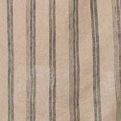 Laura Linen Summer Dress with Adjustable Straps - Sahara Stripe