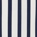 Luke White Navy Striped Relaxed Wide Leg Pants with Elastic Waist