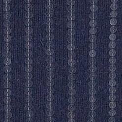 Alpaca Wool Mimi Skirt with Sequin Embroidery - Navy
