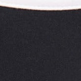 Black Mini Dolce Dress with Waist Cutouts & Contrast Trim