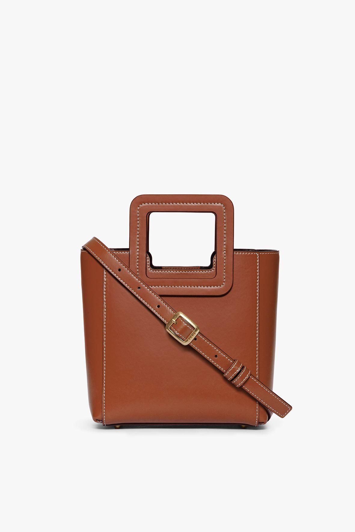 Mini Shirley Leather Crossbody Bag with Adjustable Strap