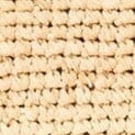 Mini Raffia Shoulder Bag | Taru Bag in Natural Tan with Zip Closure