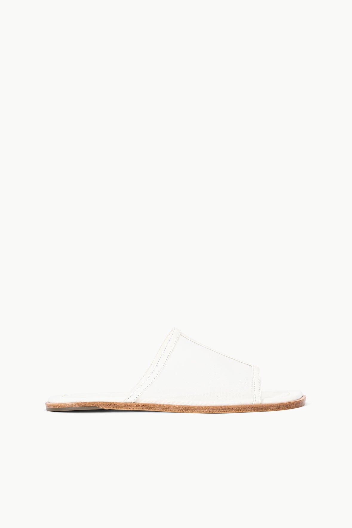 Alessandra Nappa Leather Mesh Slip-On Sandals