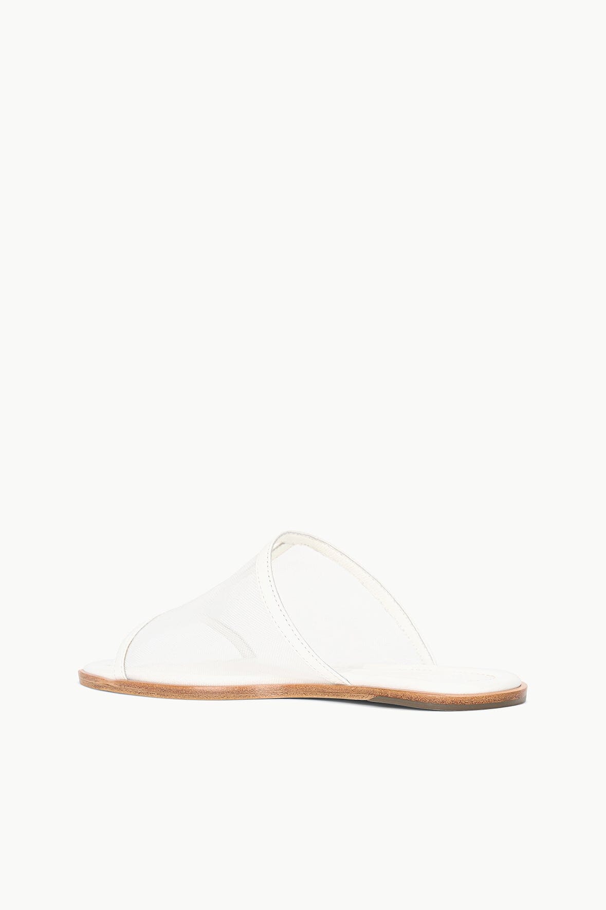 Alessandra Nappa Leather Mesh Slip-On Sandals