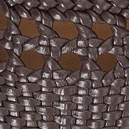 Nell Handwoven Espresso Brown Leather Ballerina Flats