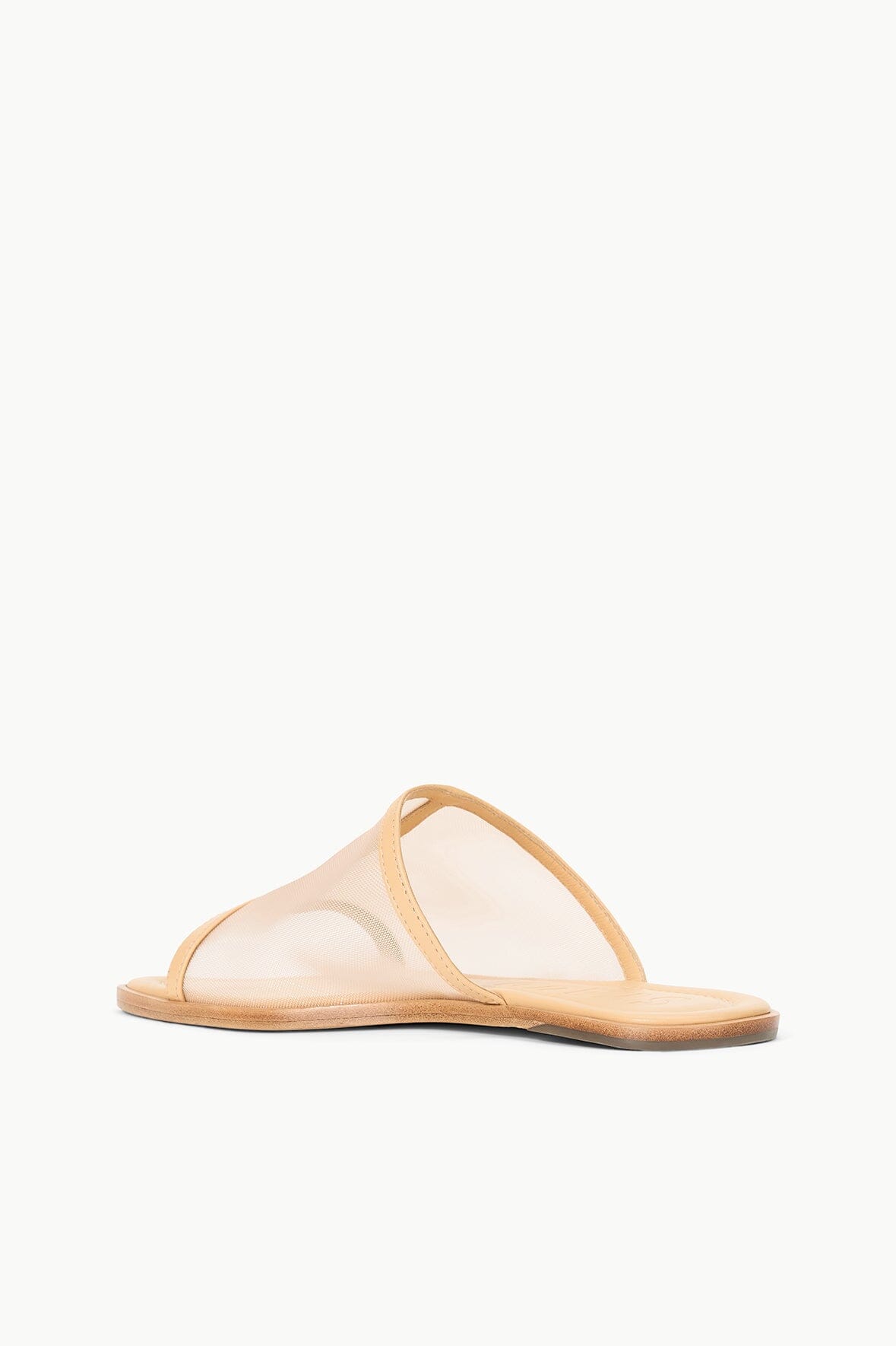 Alessandra Porcini Nappa Leather Mesh Slip-On Sandals