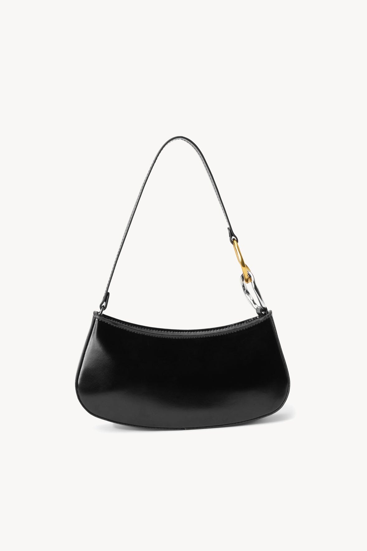 Polished Leather Ollie Mini Shoulder Bag with Two-Tone Hardware