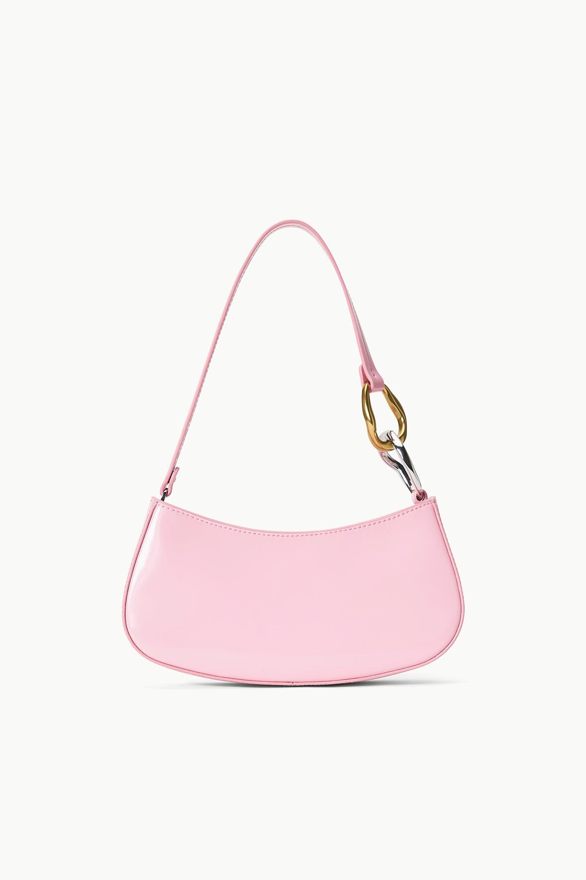 Polished Leather Ollie Mini Shoulder Bag - Cherry Blossom