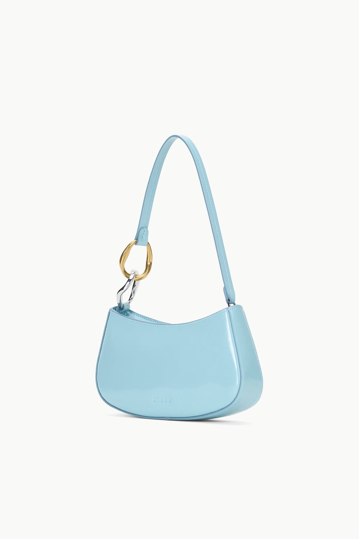 Ollie Mini Leather Shoulder Bag with Mixed Metal Hardware