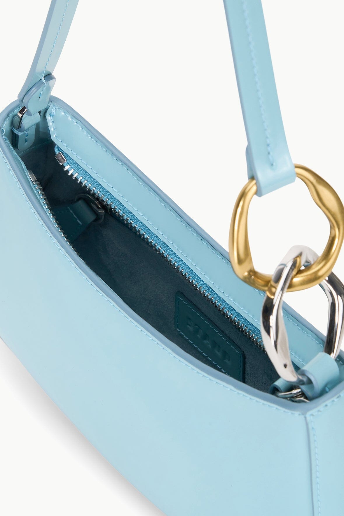 Ollie Mini Leather Shoulder Bag with Mixed Metal Hardware