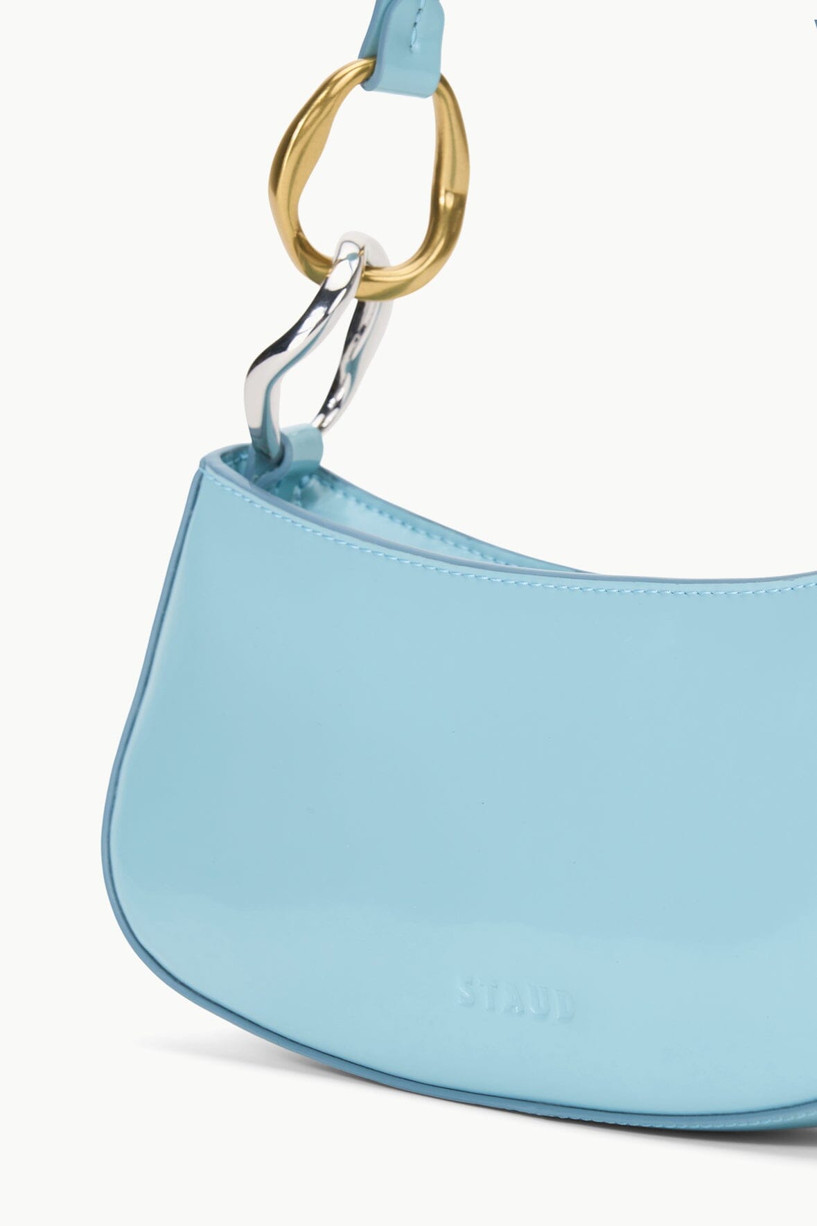 Ollie Mini Leather Shoulder Bag with Mixed Metal Hardware