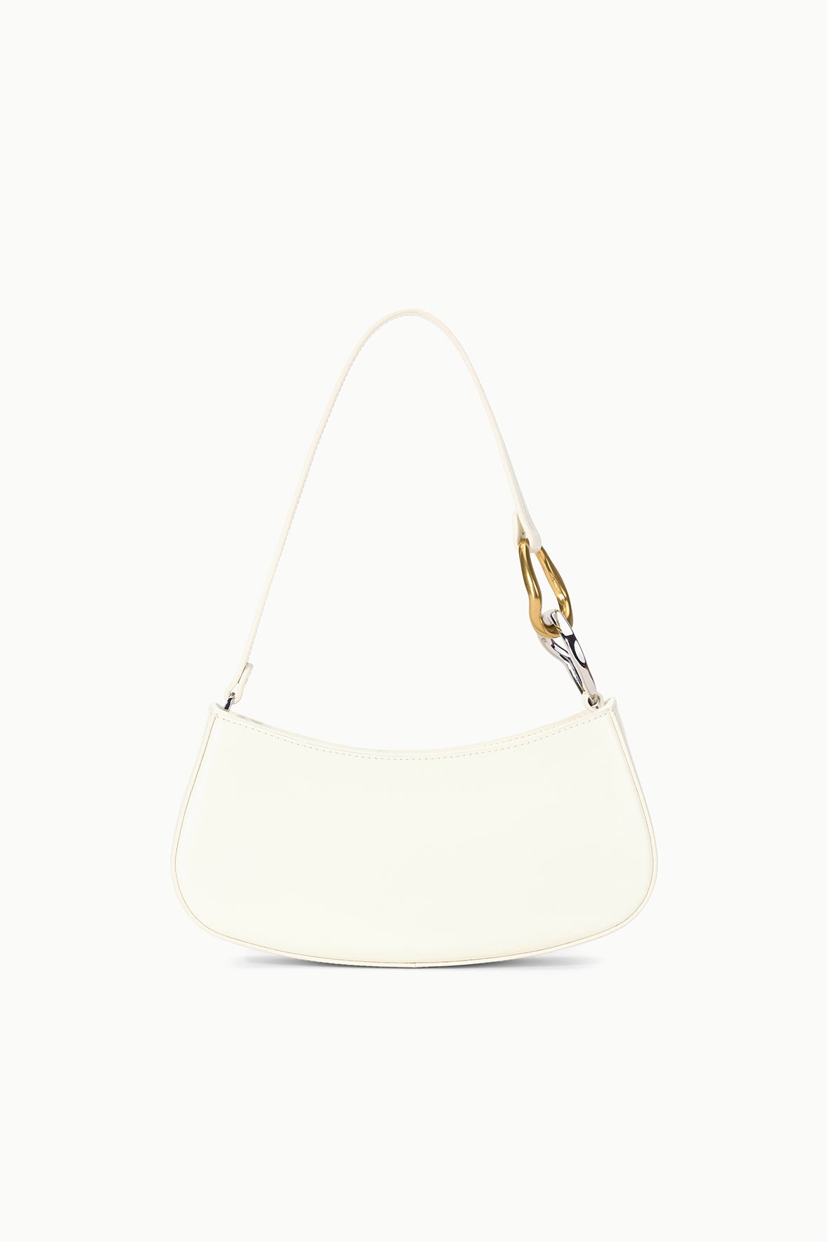 Ollie Leather Mini Shoulder Bag with Zip Closure